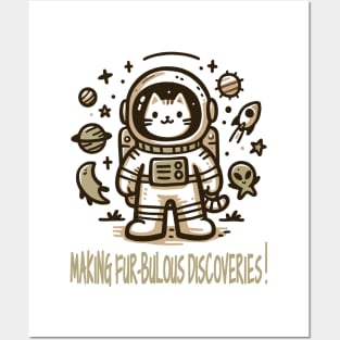 Space Paws Furbulous Discoveries Posters and Art